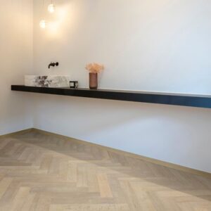 Grizzly visgraat parket, Eik natuur, 450 x 90 x 15/3mm, olie