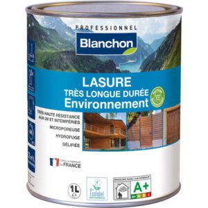 Blanchon zeer lang houdende lazuurverf milieu biosource zwart 1L