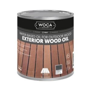woca exterior wood oil thunder grey 750 ml