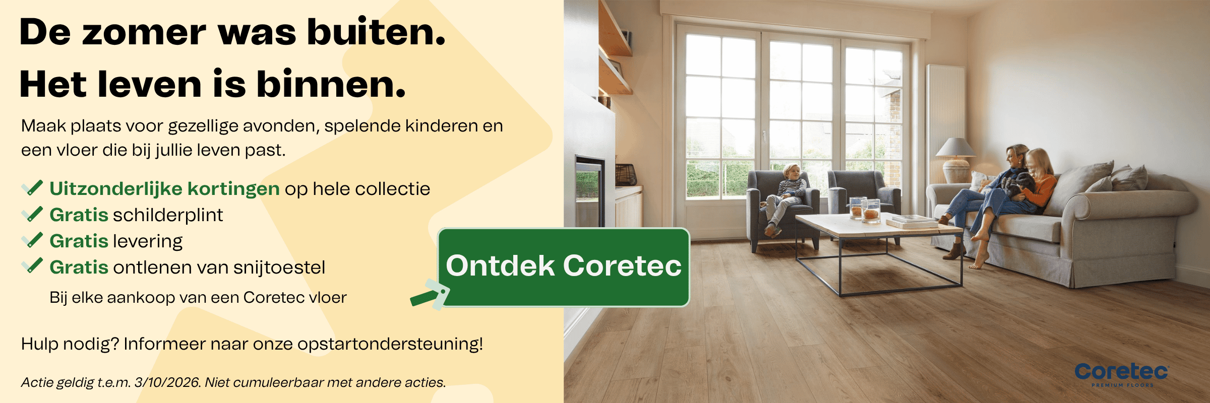 Coretec actie september Coretec actie september
