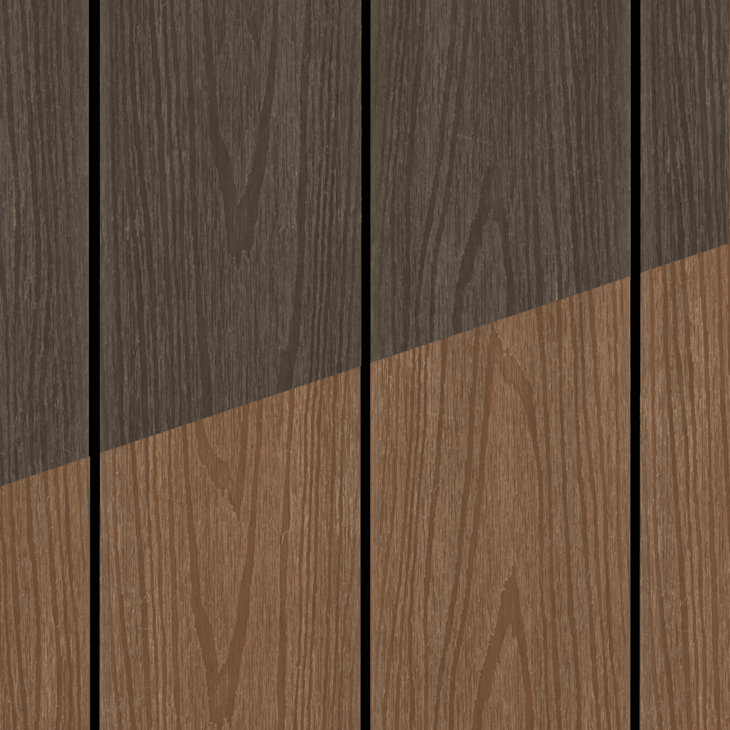 DeckooTouch Doppio R/V (Espresso/Ceylon) composiet - 20 x 140 x 2900mm