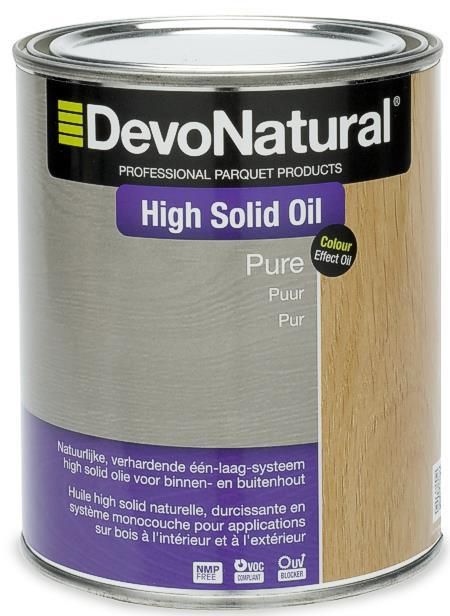 Devo High Solid Oil pure grey 1 L