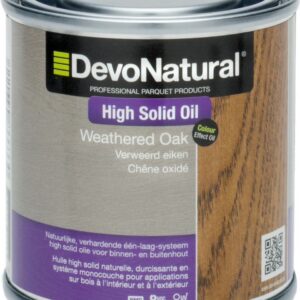 Devo High Solid Oil verweerde eik 100 ml