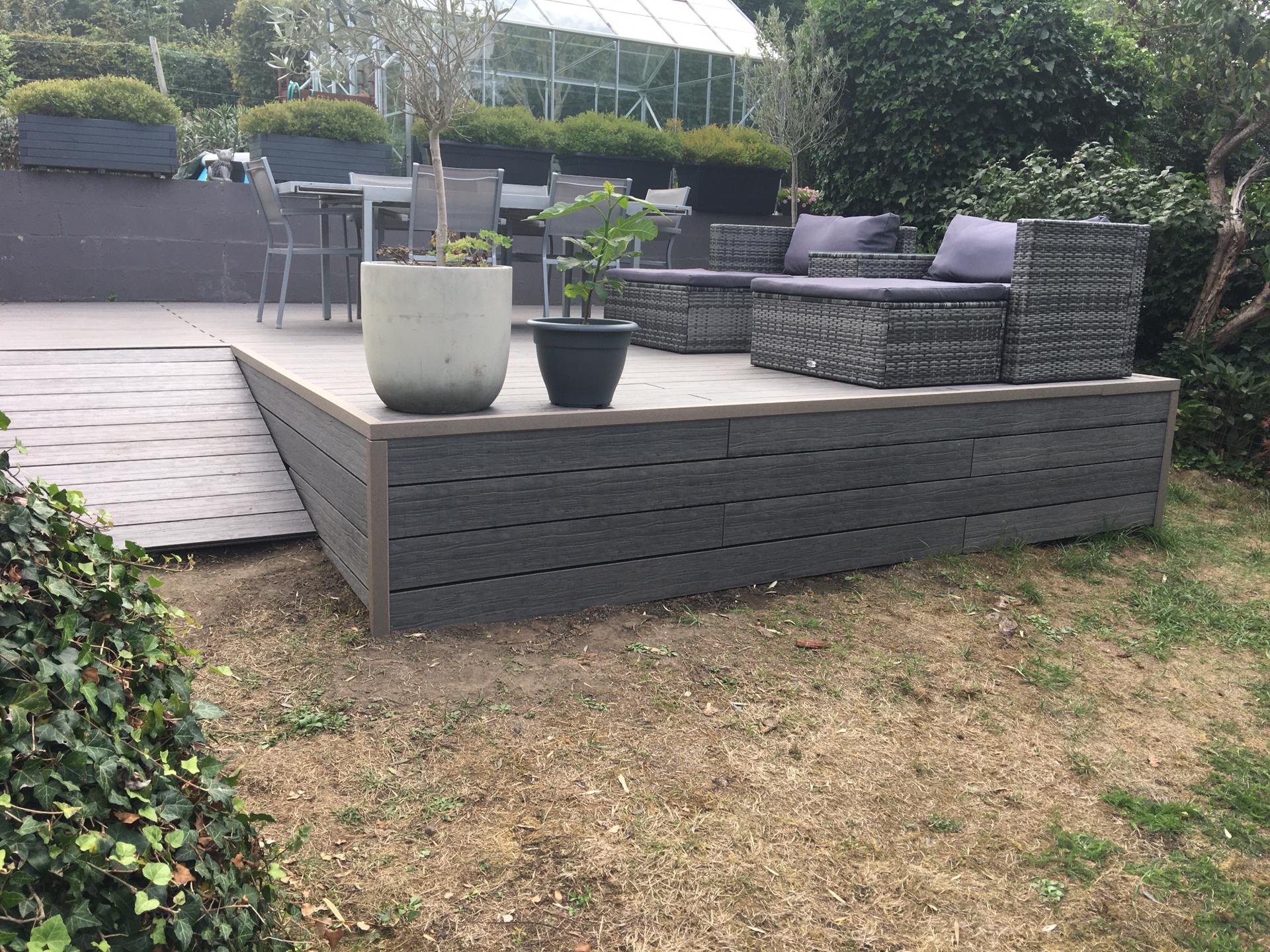 DeckooTouch Old Grey R/V (aged/effen) composiet - 20 x 140 x 2200mm - Afbeelding 2