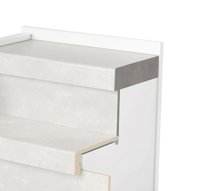 Parador Traptredes zijpaneel Beton lichtgrijs