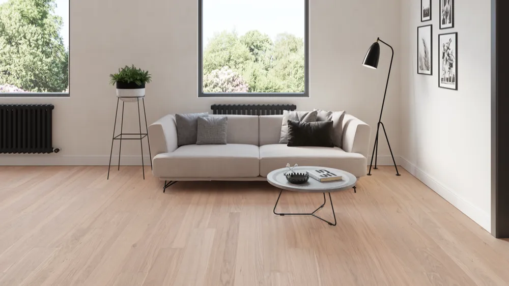 Bjelin Woodura Vista Eik Multistrip White – sfeerbeeld